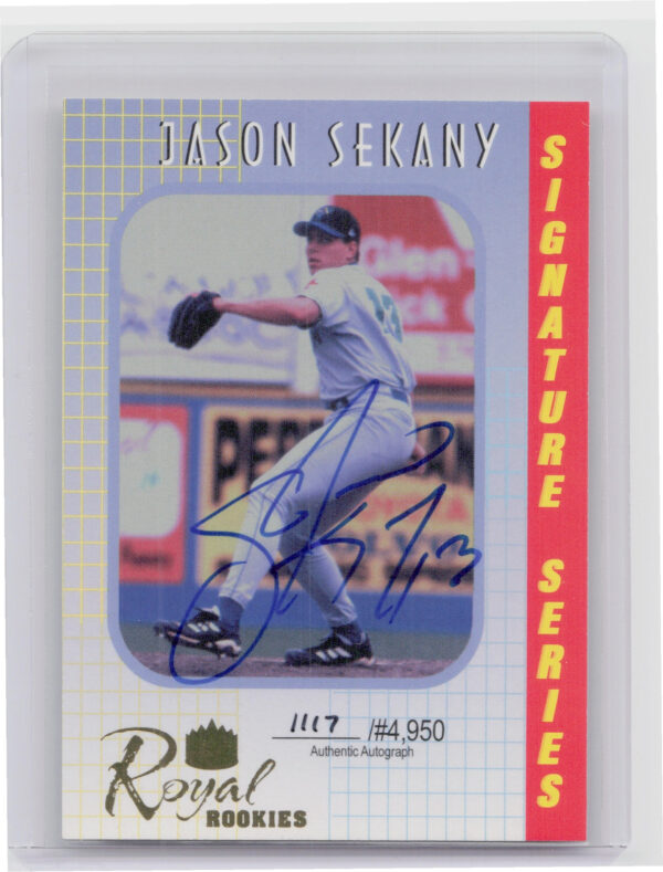 2000 Royal Rookies Jason Sekany AU SN4950 #6 Sox Autographs