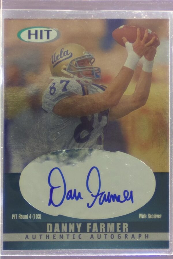 2000 SAGE HIT Danny Farmer Auto RC #A28 Bruins Autographs Diamond