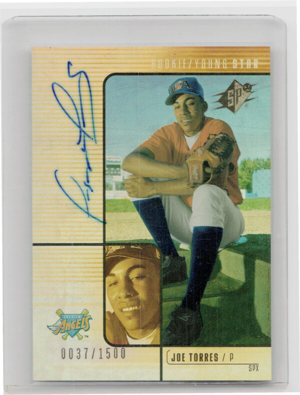 2000 SPx Joe Torres AU SN1500 RC #149 Angels