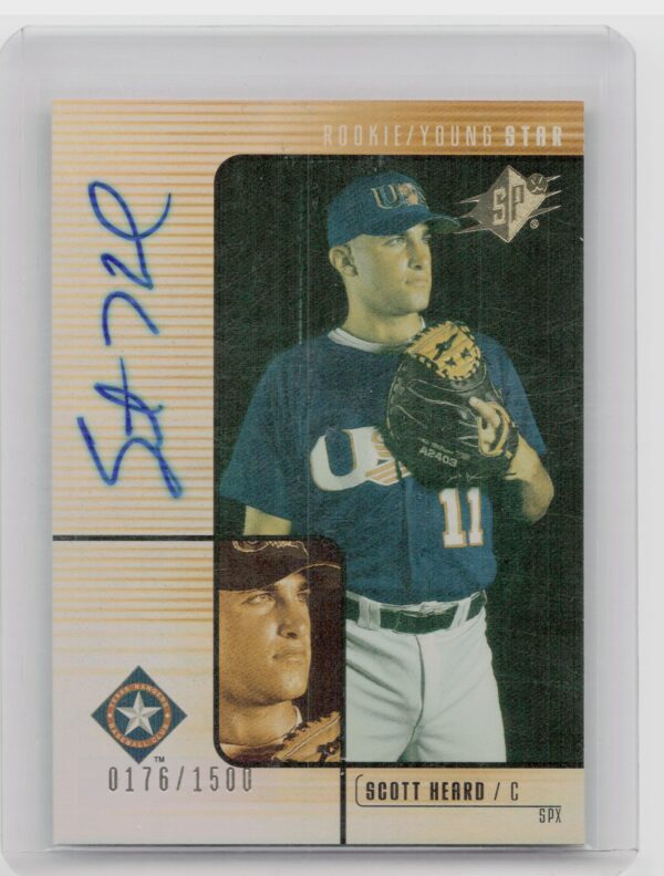 2000 SPx Scott Heard AU SN1500 RC #140 Rangers