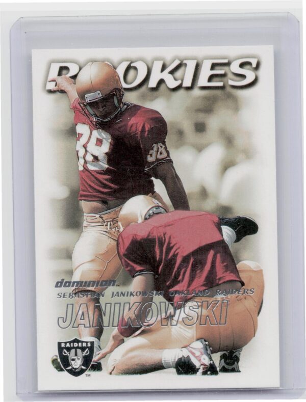 2000 SkyBox Dominion Sebastian Janikowski RC #222 Raiders