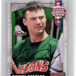 2000 Team Best Rookies Danny Peoples AU #NNO Bisons Autographs