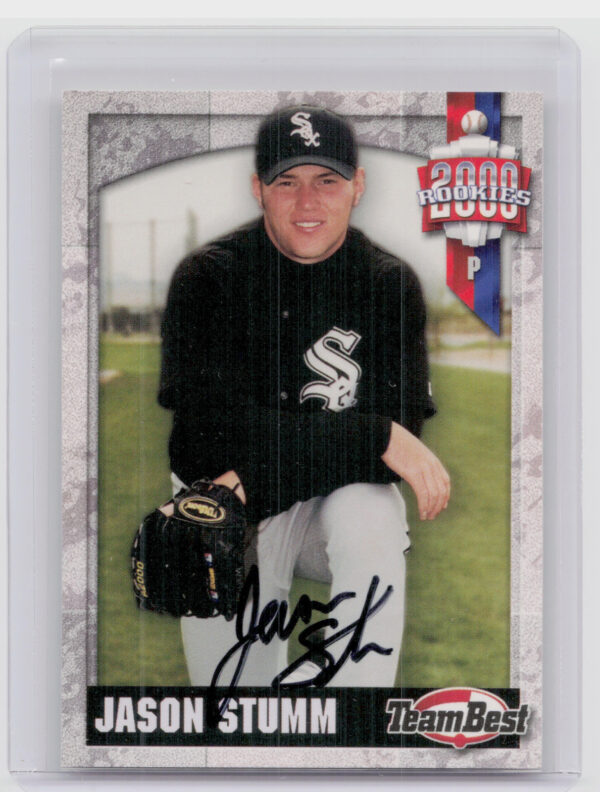 2000 Team Best Rookies Jason Stumm AU #NNO Sox Autographs
