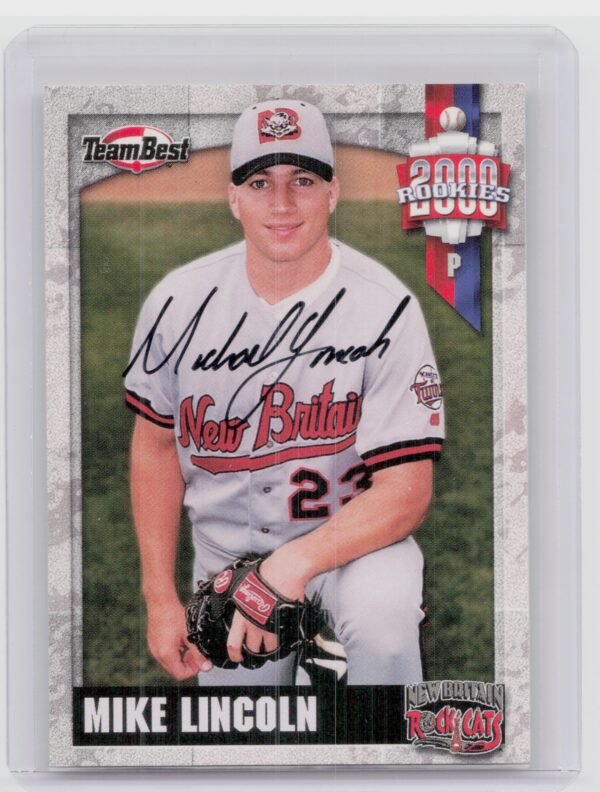 2000 Team Best Rookies Mike Lincoln AU #NNO Cats Autographs
