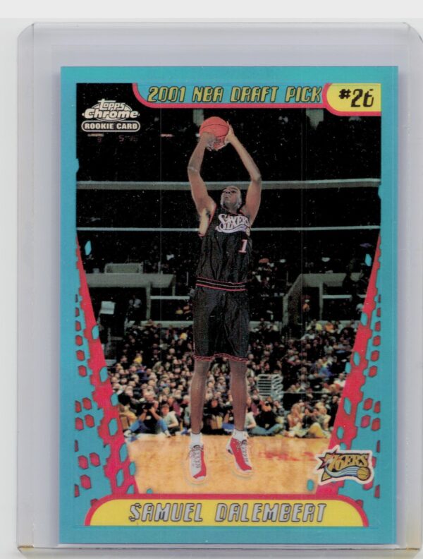 2001-02 Topps Chrome Samuel Dalembert Refractors #153 76ers