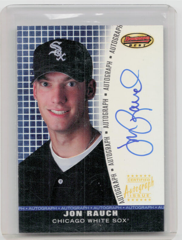 2001 Bowman's Best Jon Rauch AU #BBA-JR Sox Autographs