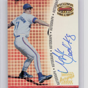 2001 Bowman's Best Mark Hendrickson AU #BBEA-MH Jays Exclusive Autographs