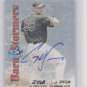 2001 Royal Rookies Throwbacks Corey Spencer AU SN3950 #B3 Sox Barnstormers Autog