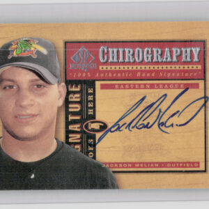 2001 SP Top Prospects Jackson Melian AU #JMe Navigators Chirography