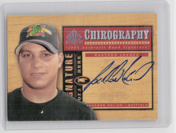 2001 SP Top Prospects Jackson Melian AU #JMe Navigators Chirography