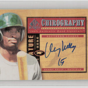 2001 SP Top Prospects Kenny Kelly AU #KK Rays Chirography