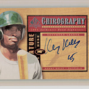 2001 SP Top Prospects Kenny Kelly AU #KK Rays Chirography