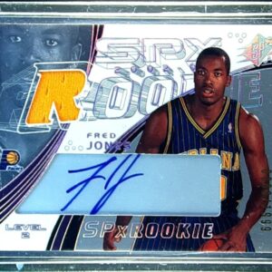 2002-03 SPx Fred Jones AUTO RC JSY /1999 #120 Pacers