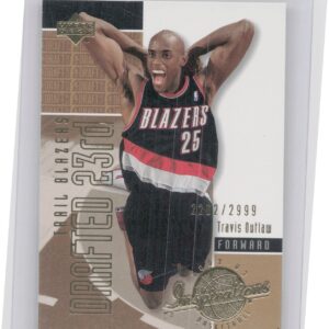 2002-03 Upper Deck Inspirations Travis Outlaw SN2999 #178 Blazers