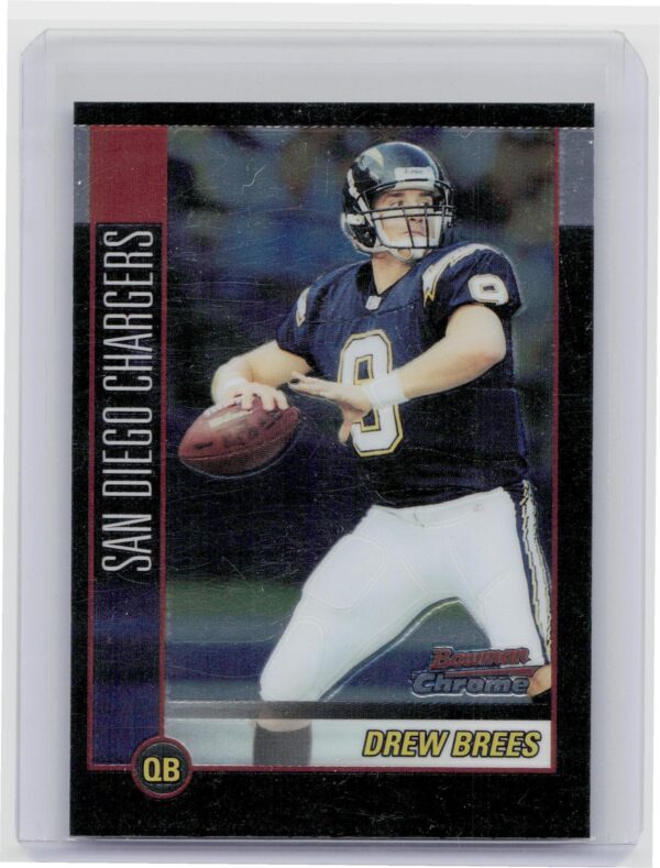 2002 Bowman Chrome Drew Brees #2 Chargers