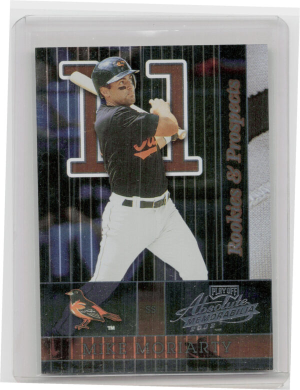 2002 Playoff Absolute Memorabilia Mike Moriarty RC SN1000 #190 Orioles