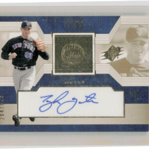 2002 Upper Deck Rookie Update Tyler Yates AU SN825 RC #232 Mets 2002 SPx Update