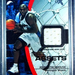 2003-04 E-X Jerry Stackhouse JSY #JS-NAJ Wizards Net Assets Game Used