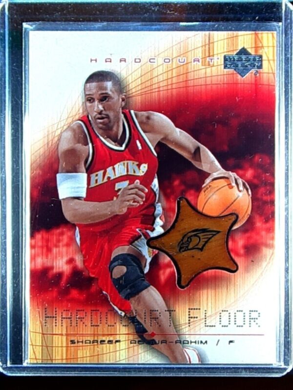 2003-04 Upper Deck Hardcourt Shareef Abdur-Rahim Relic #SA-F Hawks Floor