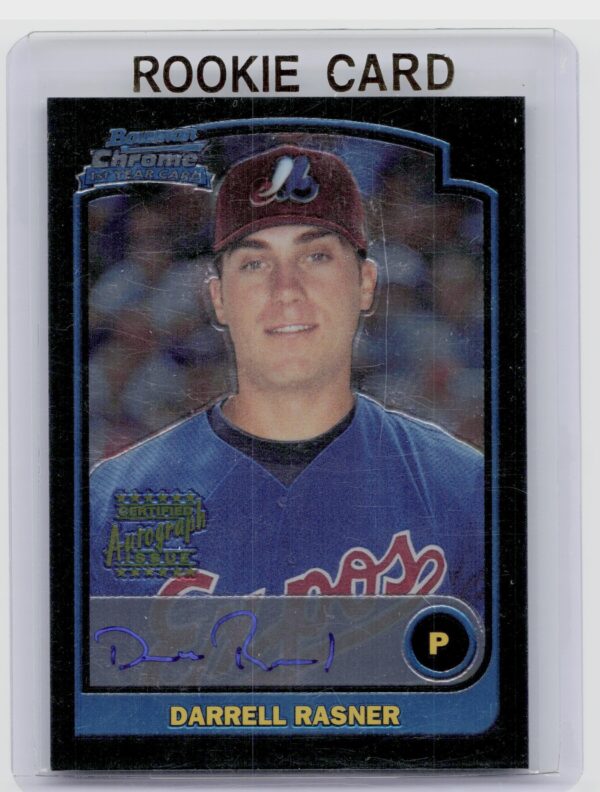 2003 Bowman Chrome Darrell Rasner AU RC #350 Expos