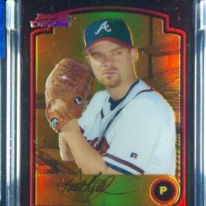 2003 Bowman Chrome Paul Byrd Gold Refractors SN170 #18 Braves