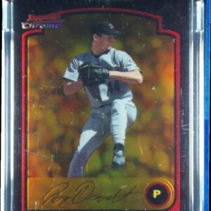 2003 Bowman Chrome Roy Oswalt Gold Refractors SN170 #63 Astros