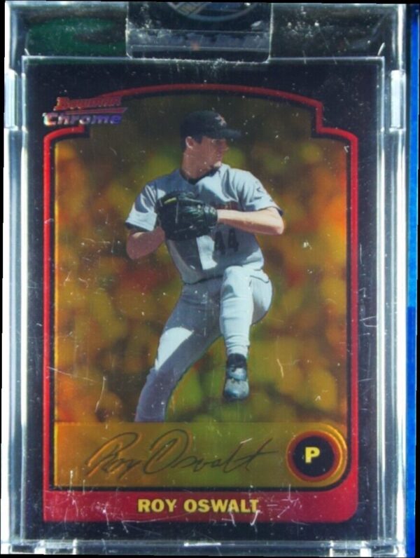 2003 Bowman Chrome Roy Oswalt Gold Refractors SN170 #63 Astros