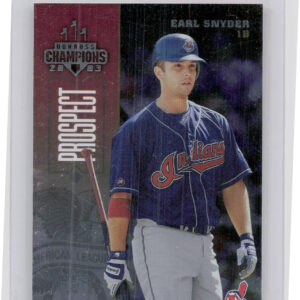 2003 Donruss Champions Earl Snyder Metalized SN100 #79 Indians