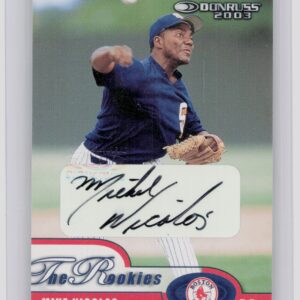 2003 Donruss/Leaf/Playoff (DLP) Rookies & Traded Mike Nicolas 2003 Donruss Rooki