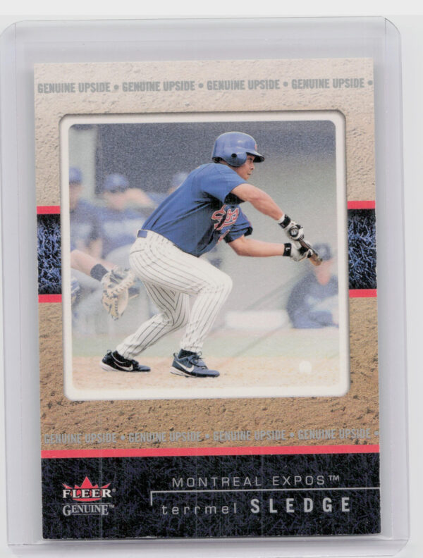 2003 Fleer Genuine Terrmel Sledge RC SN799 #120 Expos
