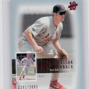 2003 SP Authentic Scott Rolen SN2003 #SF54 Cardinals Superstar Flashback