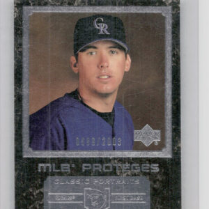2003 Upper Deck Classic Portraits Garrett Atkins SN2003 #180 Rockies