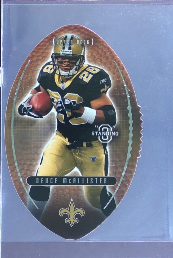 2003 Upper Deck Standing O Deuce McAllister Die Cuts #36 Saints