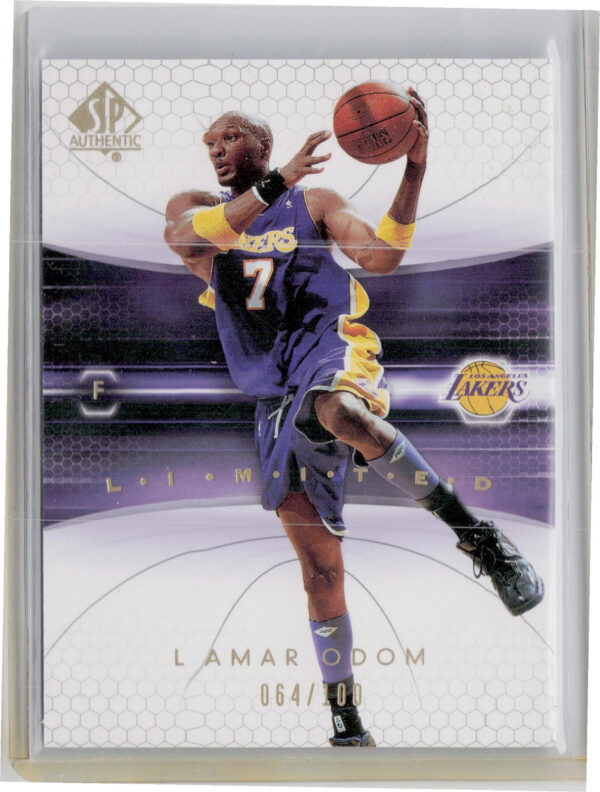 2004-05 SP Authentic Lamar Odom Limited SN100 #39 Lakers