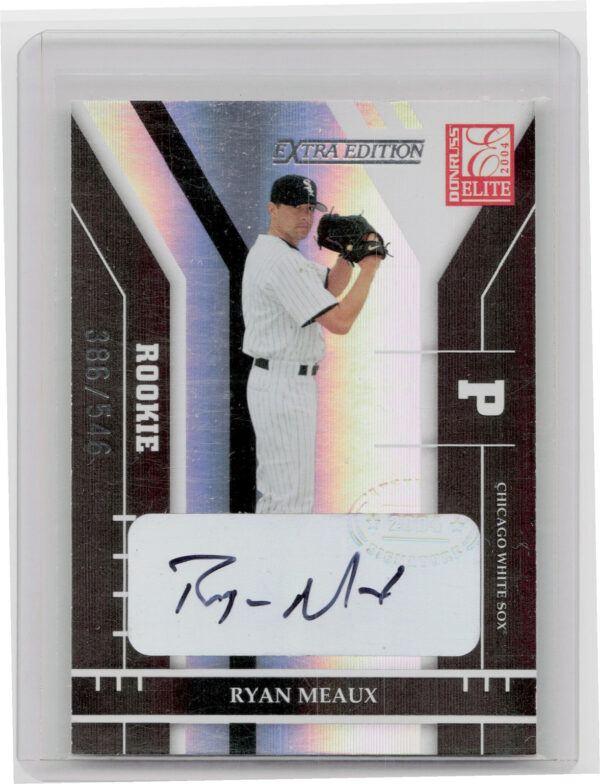 2004 Donruss Elite Extra Edition Ryan Meaux AU RC SN546 #261 Sox