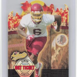 2004 Fleer Authentix Clinton Portis Hot Ticket #4 HT Redskins