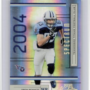 2004 Playoff Absolute Memorabilia Drew Bennett Spectrum /100 #141 Titans