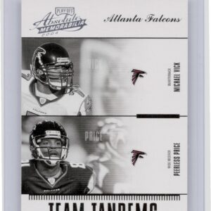 2004 Playoff Absolute Memorabilia Michael Vick/Peerless Price #TAN-2 Falcons