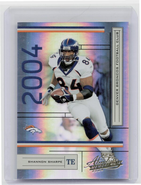 2004 Playoff Absolute Memorabilia Shannon Sharpe /1150 #48 Broncos