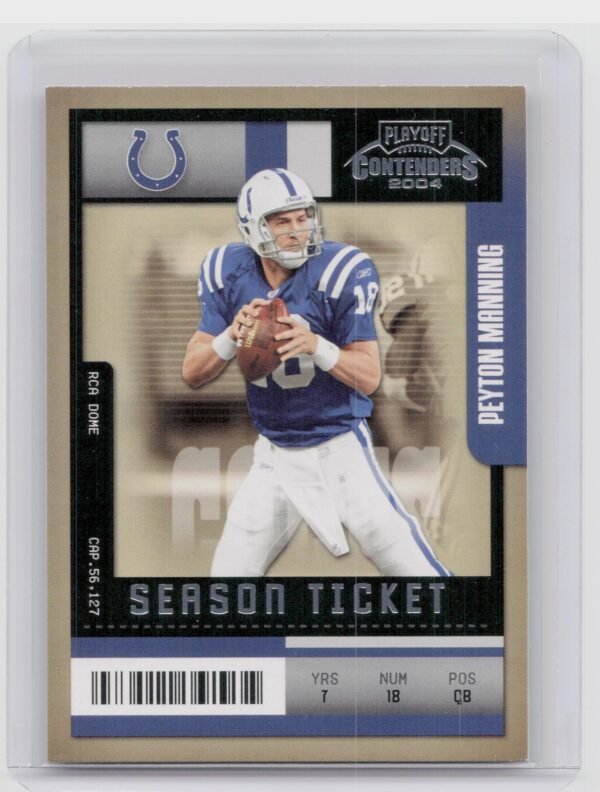 2004 Playoff Contenders Peyton Manning #45 Colts