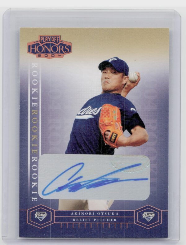 2004 Playoff Honors Akinori Otsuka AU SN100 #204 Padres Signature Bronze