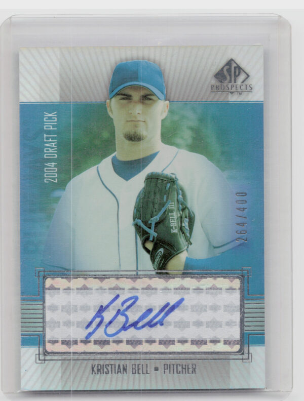 2004 SP Prospects Kristian Bell #KB Jays Autograph Bonus