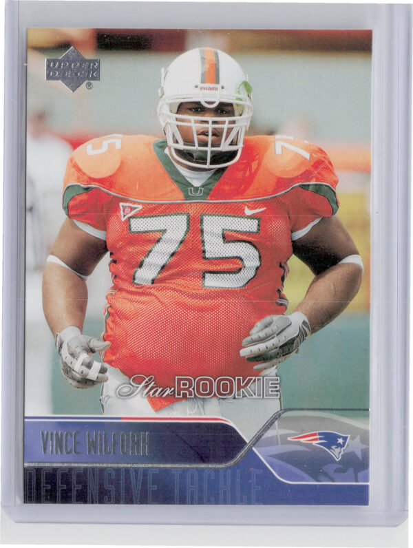 2004 Upper Deck Vince Wilfork #229 Patriots