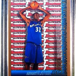 2005-06 Bowman Andray Blatche Gold #126 Wizards