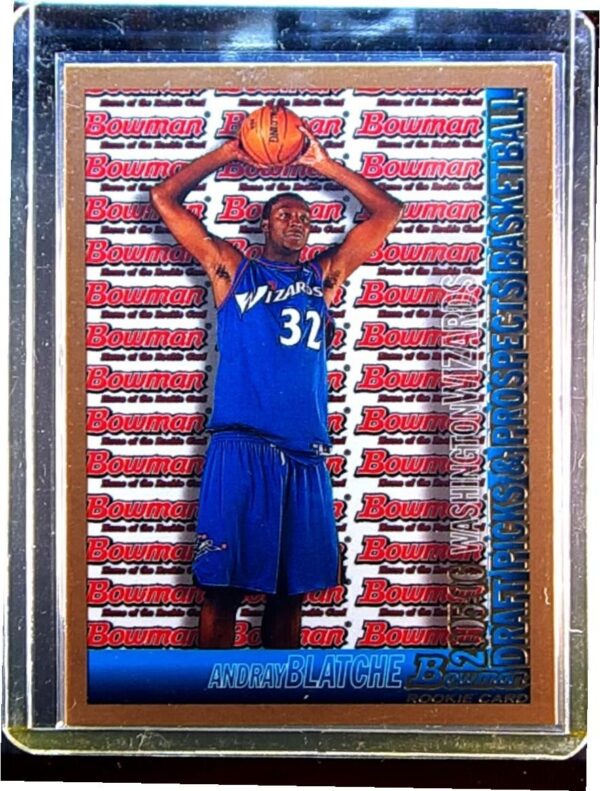 2005-06 Bowman Andray Blatche Gold #126 Wizards