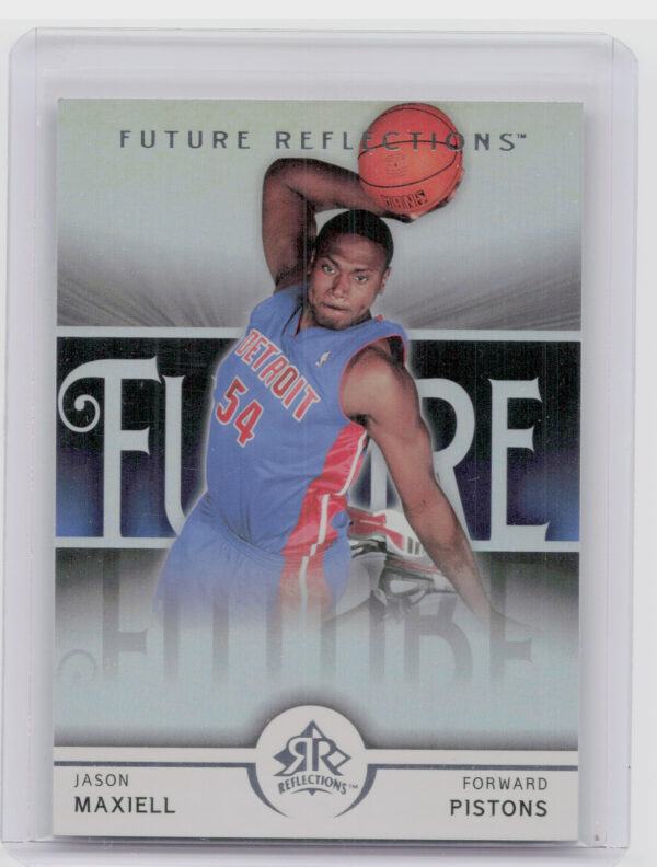 2005-06 Upper Deck Reflections Jason Maxiell SN1499 RC #105 Pistons