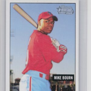 2005 Bowman Heritage Mike Bourn RC #270 Phillies