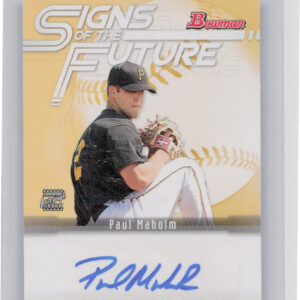 2005 Bowman Paul Maholm AU #SOF-PM Pirates Signs of the Future