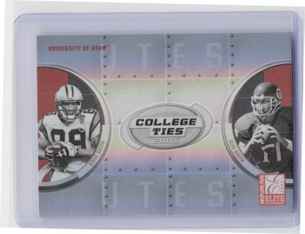 2005 Donruss Elite Steve Smith / Alex Smith #CT-2 Utes College Ties