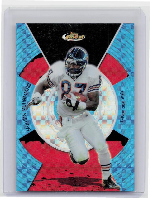 2005 Finest Muhsin Muhammad Blue Xfractors /150 #1 Bears